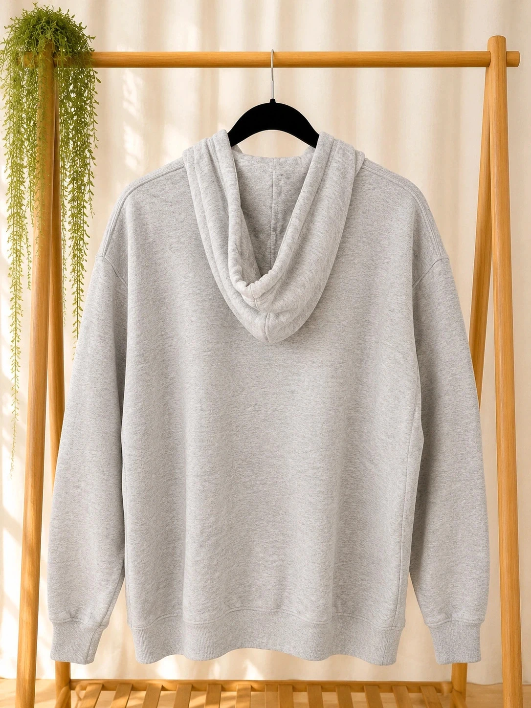 Moletom cinza com capuz Big Cotton L Winona State Alumni – photo 2